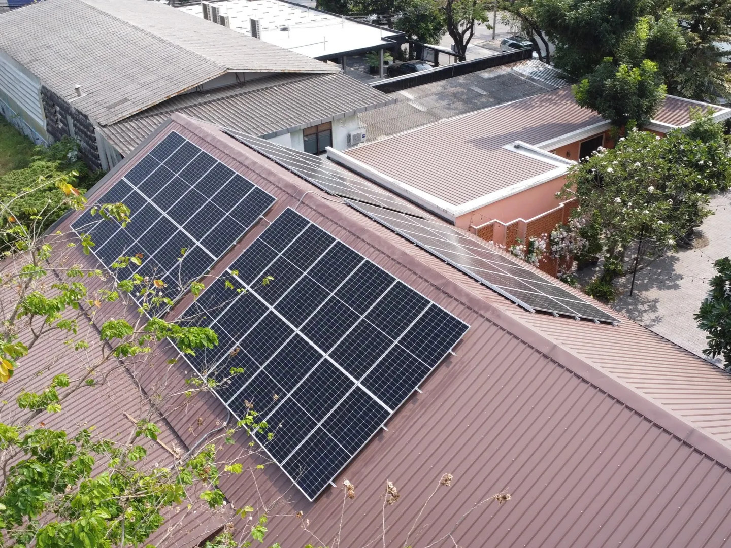 ผลงานติดตั้ง Solar Rooftop ร้านอาหาร บ้านจิตประภัสสร จังหวัดกรุงเทพฯ